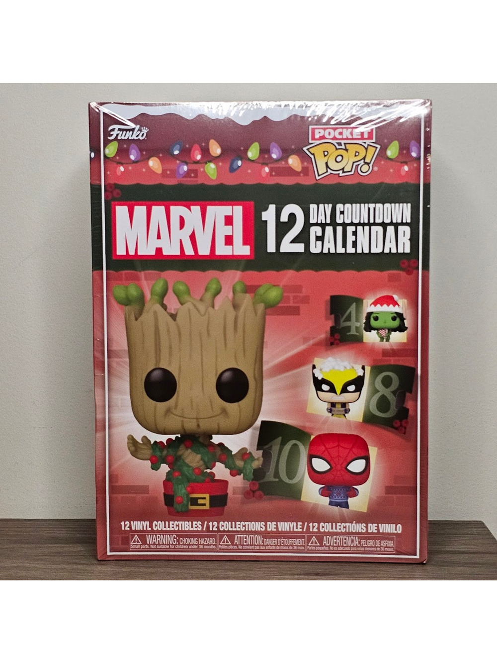 Funko Pop Pocket Pop! Marvel Holiday 12 Day Countdown Calendar NWT